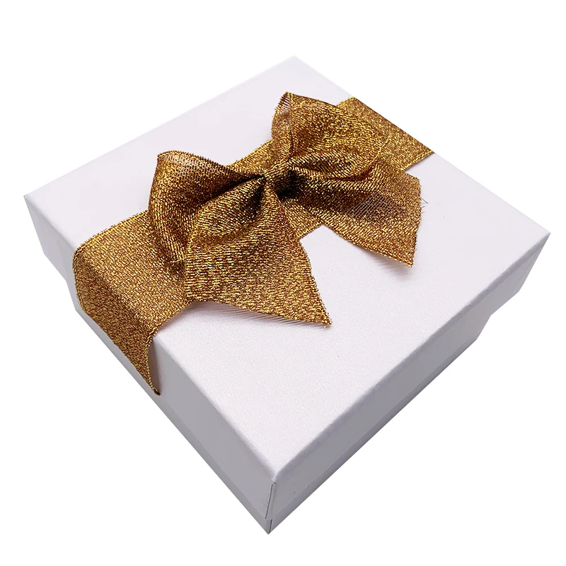 Handmade Gift Box Decoration Pre-tied Pull Elastic Loop Ribbon Packing Bows