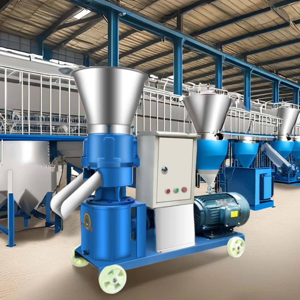 Mini Pelletizer Machine for Chicken Poultry Cattle Fish Feeds Home Use Motor Core Component on Sale
