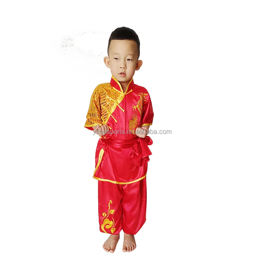 Chinese traditional professional martial arts clothing for children performance
