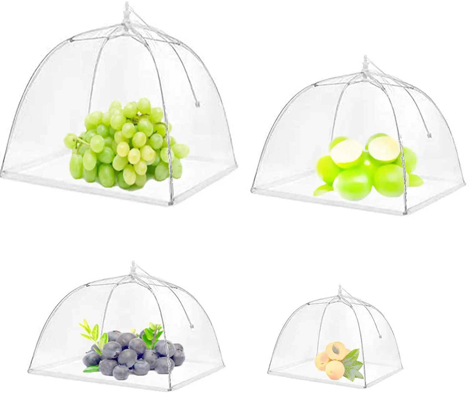 Mesh Food Covers Tent Umbrella For Outdoors Food Cover Net Keep Out Flies Bugs Mosquitoes Ideal for Parties Picnics BBQ