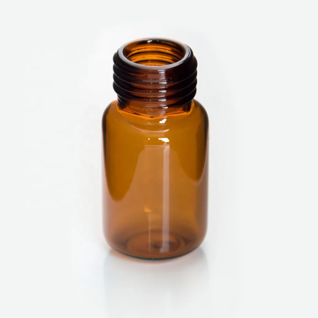 10ml Amber HPLC Glass Vials with PTFE/Silicone Septa, High-Performance Vials for Liquid Chromatography and Lab Use