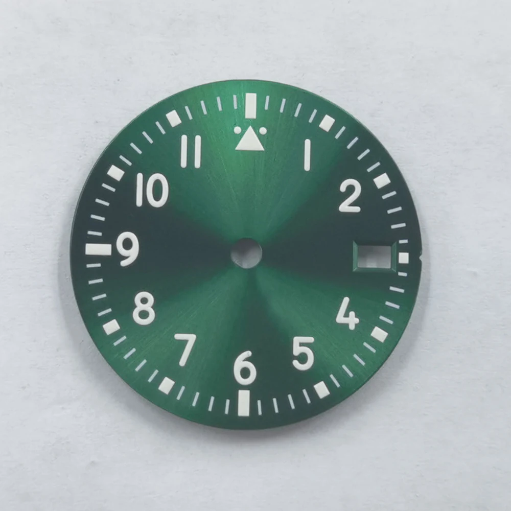 29mm Luminous Fit NH35A NH36A Movement Custom Your Own Logo Watch Sterile Dial