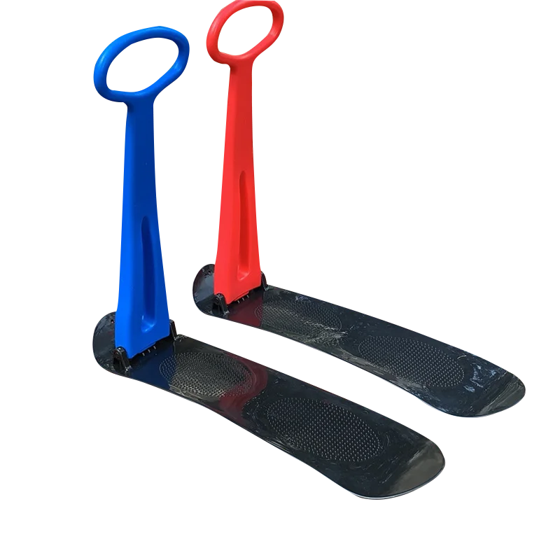 Superio Kids Foldable Snow Scooter Sled Sliding Ski Snowboard with Grip Handle.