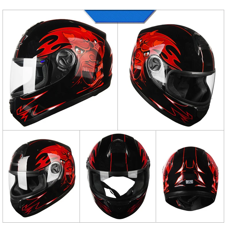 Wholesale Helmet Motorcycle Vintage Motorbike helmet Cool Style Security Protect Bike Motor Motorcycle Venom Helmet Motorcycle