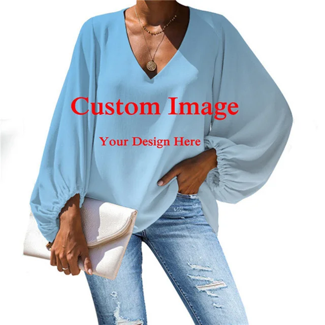 Hot Selling Polynesian Green Blouse With Golden Tribal Tattoo Print Big Size Casual Chiffon Tops Fall Lantern Sleeve Lady Shirts