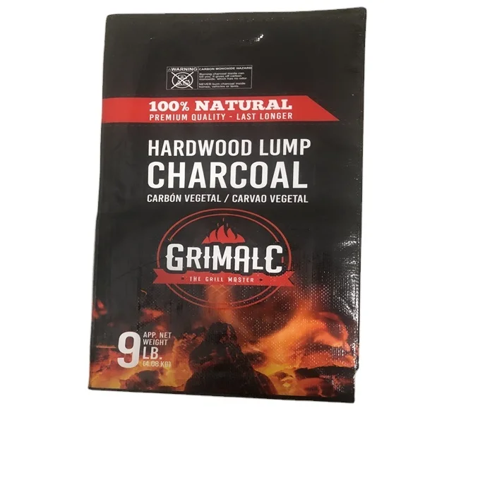 custom 3 kg 5 kg 10 kg 15 kg bamboo charcoal bags empty plastic pp bags for charcoal