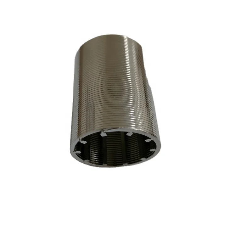 300micron 400 micron opening Wire V Shaped Wrapped Slot Pipe Screen Filter/johnson Wedge Wire Screen Mesh/sand Filter