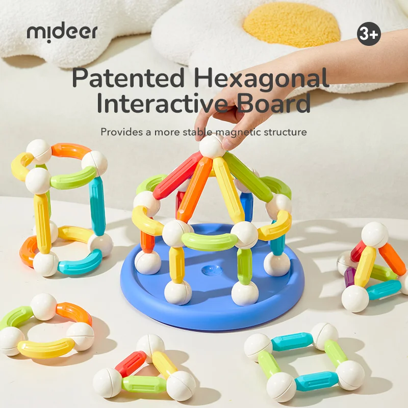 mideer MD1431/1432  Rainbow Magnetci-Building Sticks