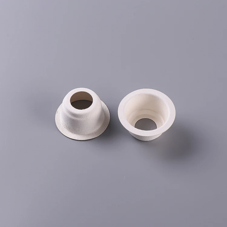 Biodegradable Sugarcane Bagasse Pulp Molded Empty Coffee Capsule