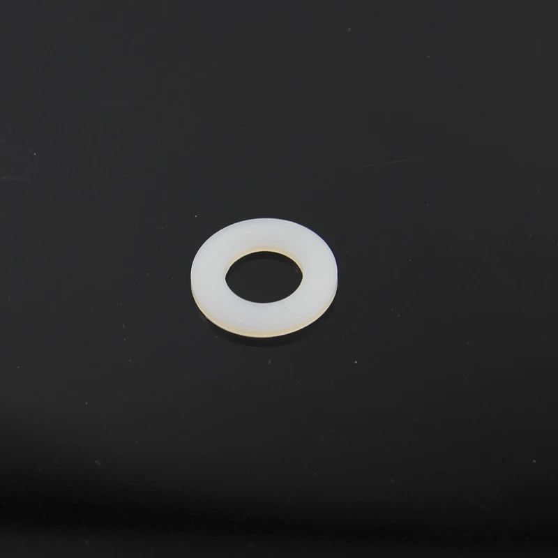 Thick Plastic For Roofing Nails Nylon M6M8 Clear Flat High Heat Resistant nylon washer Round Delrin Washer Rubber Insulation Pom