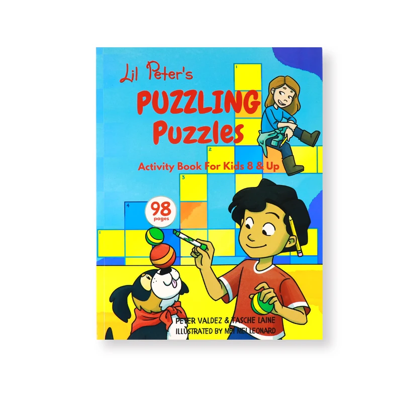 Children Coloring Book Printing Paperback Drawing Book Black and White Activity Books for Kids