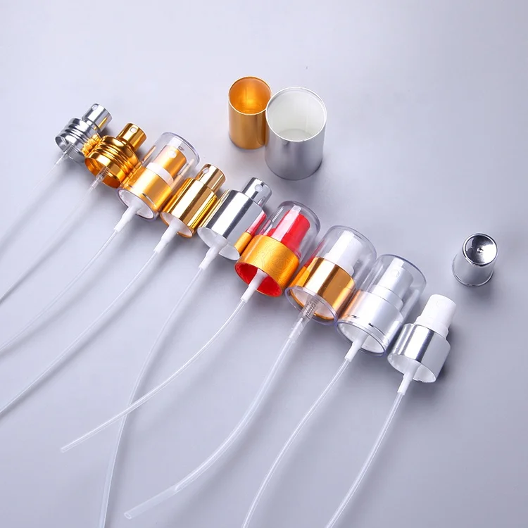 Золотая алюминиевая головка распылителя духов, насосы d20мм 24 мм