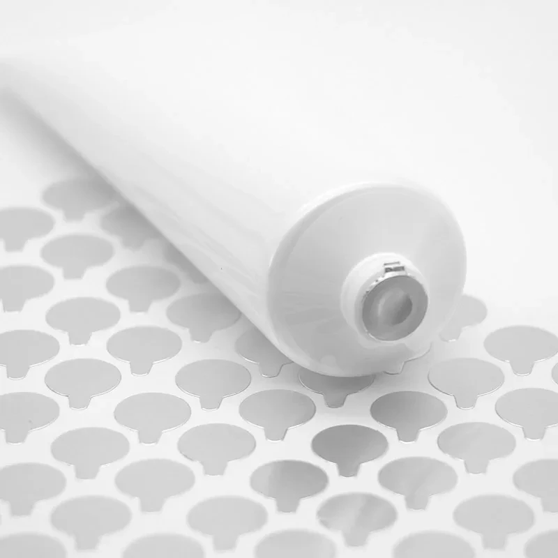 Custom Mini Hose Aluminum Film Sealing Sticker Tin Can Plastic Bottle Self-adhesive Aluminum Foil Sealing Sticker