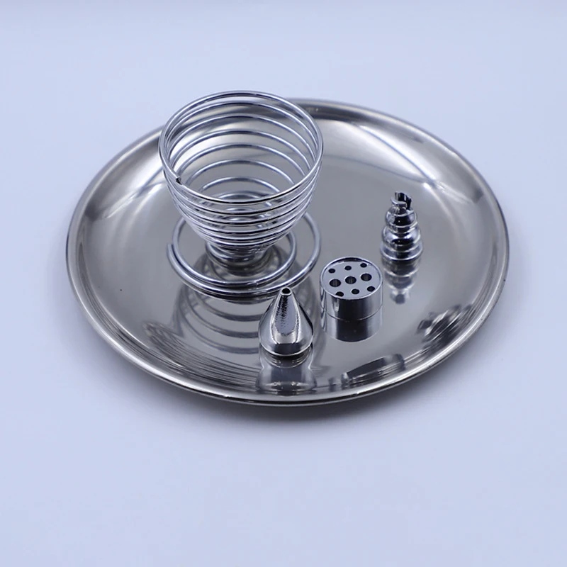 Alloy Cone Ash Tray Outdoors Incense Stick Burner Holder Brass Incense Holders For Sticks Palo Santo Holder