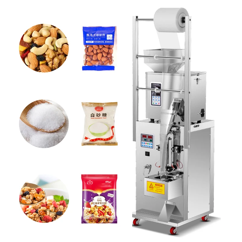 Groundnut packing machine automatic tea packing machine stick sugar coffee powder filling bags sachet packaging machine for food