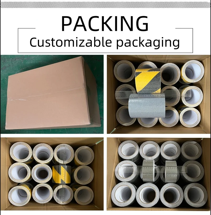 Customized Non Slip Safety Grip Tape Anti-Slip Indoor Outdoor Stickers Strong Adhesive Traction Tape Stairs Floor