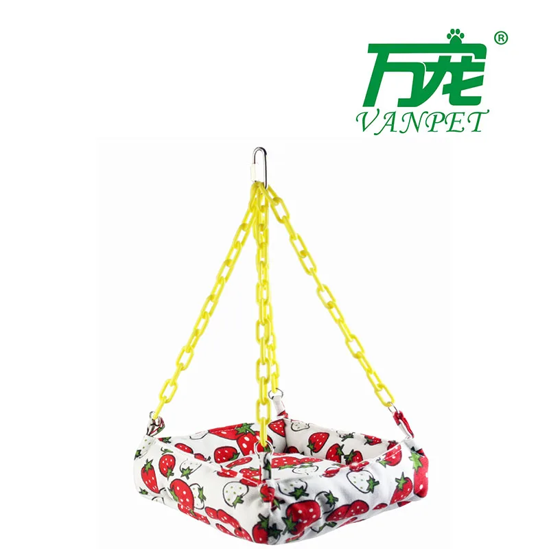 
Small pet hammock hanging squirrel rabbit nest hamster cage cotton nest sleeping bag 