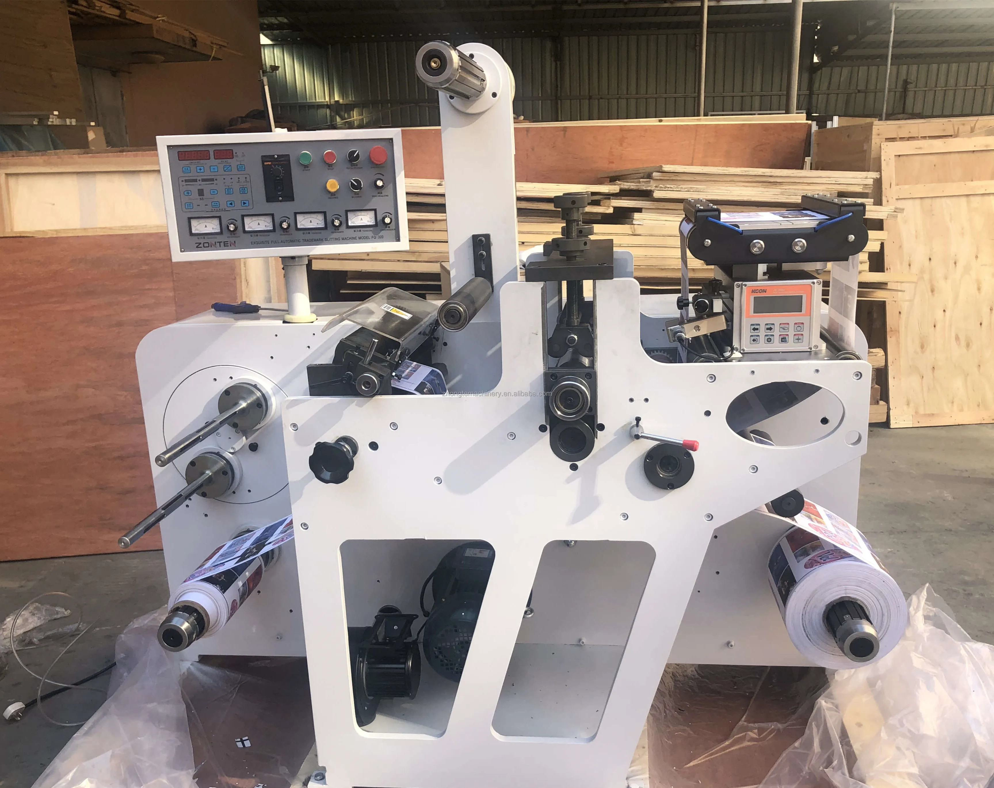 hot sale automatic blank label price sticker full rotary automatic die cutting machine