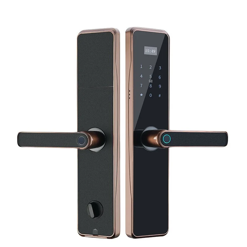 z9  door lock Tuya WIFI fingerprint password Smart lock RFID Card Factory price