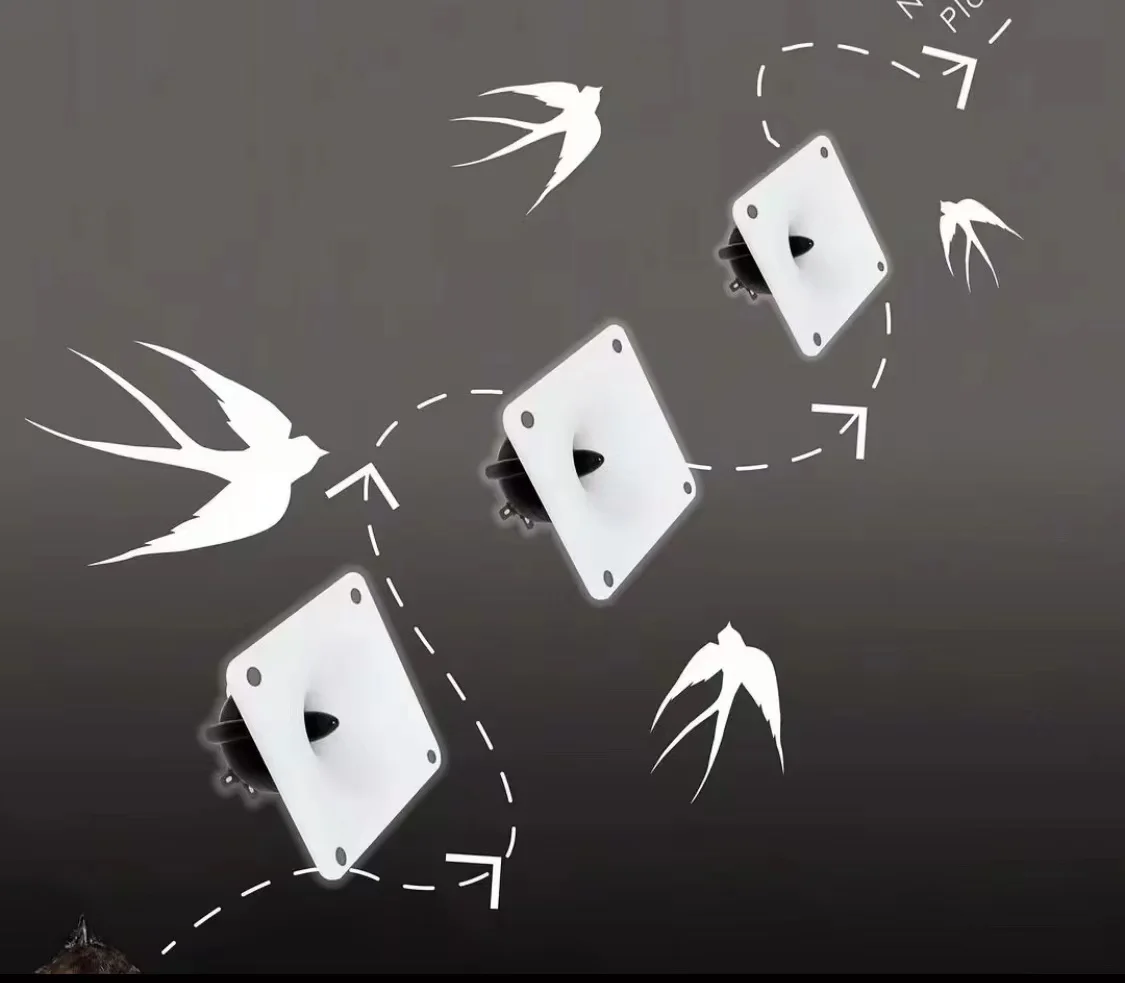 AUDAX AX-61S Piezoelectric ceramic high pitched swallow breeding swallow house Cloth Diaphragm ABS material   piezo tweeter