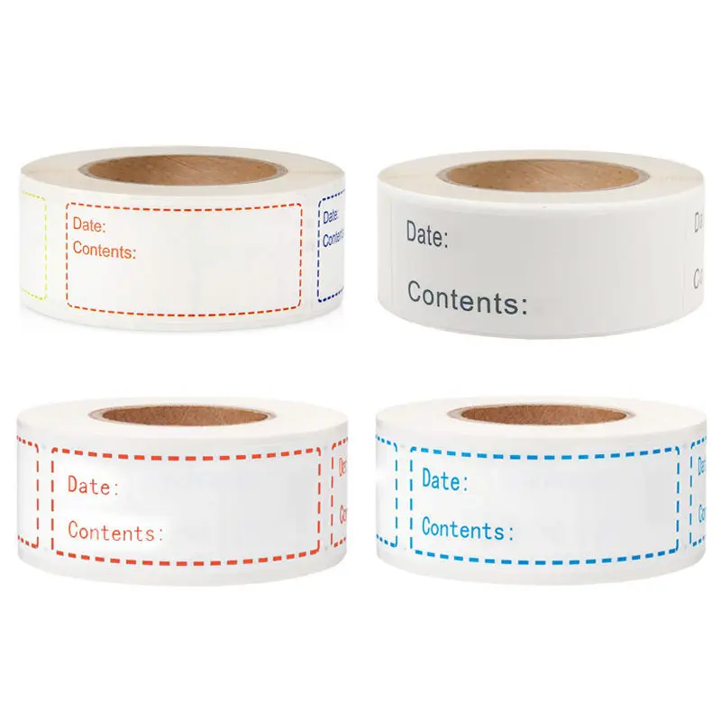 Custom product label stickers for warehouse marking and management