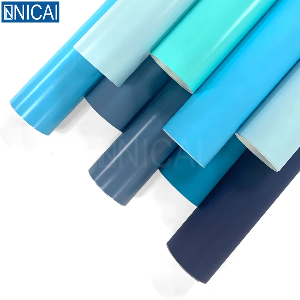 NICAI Stickers Roll Self Adhesive Car Vinyl Wrap Three Layers Matte Vinyl Air Bubble Free Car Wrap Film