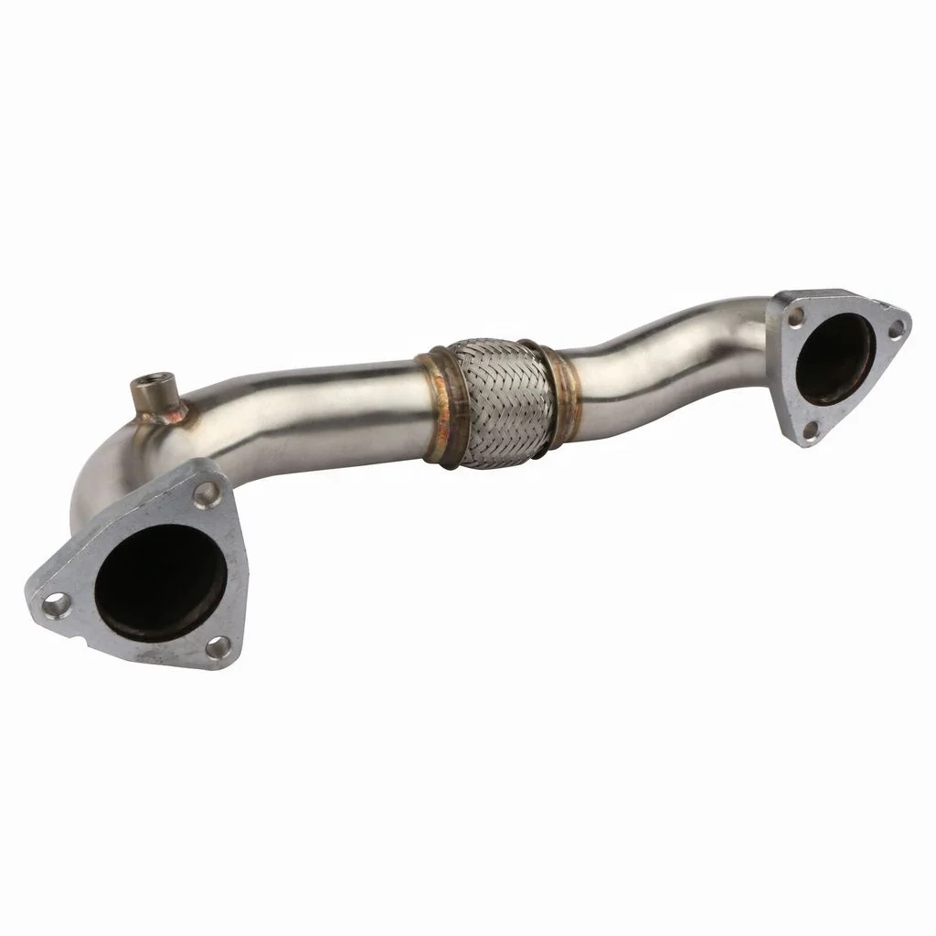 Heavy Duty Polished Up Pipes For 2008-2010 Ford 6.4L Powerstroke Diesel No EGR HEX964813