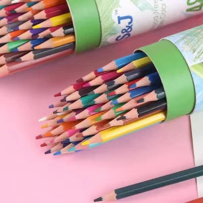 Горячая Распродажа деревянные цветные карандаши 12 24 36 цветов масляный карандаш ручная роспись цветной карандаш набор