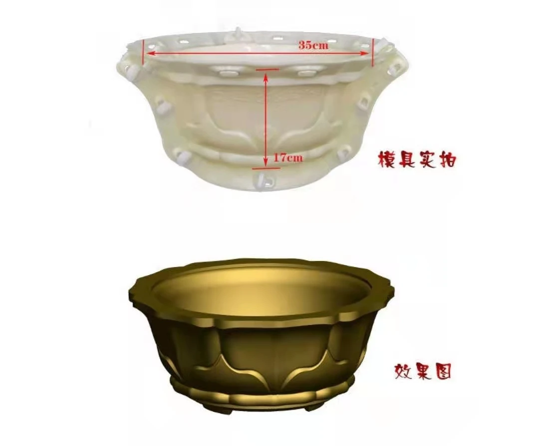 Precast outdoor  garden  cement  planter flower pot  plastic molds for concrete decorative