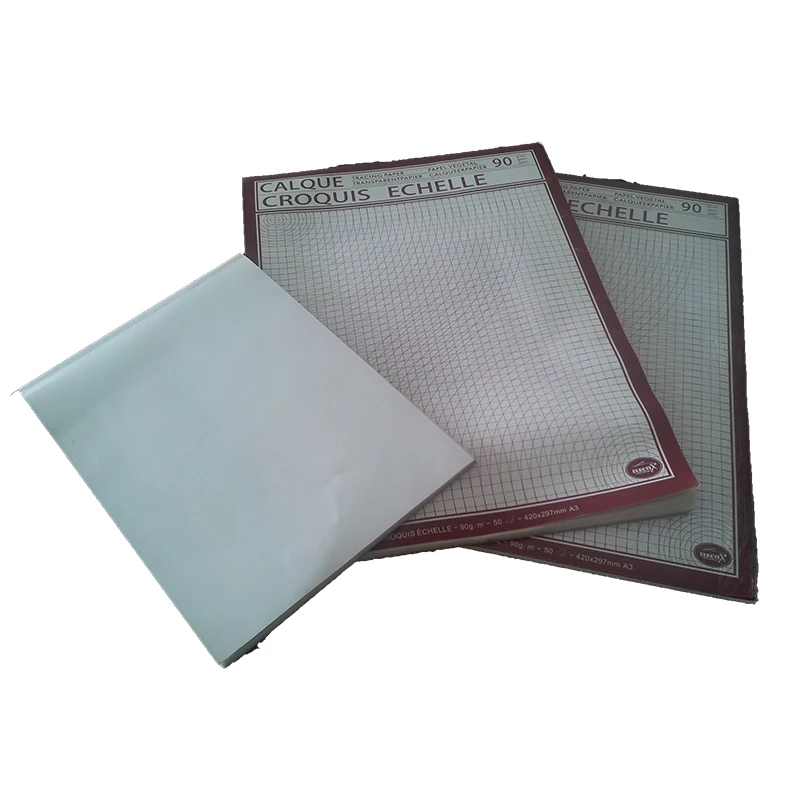 Best Selling High Standard A4 Natural White Translucent Tracing Paper