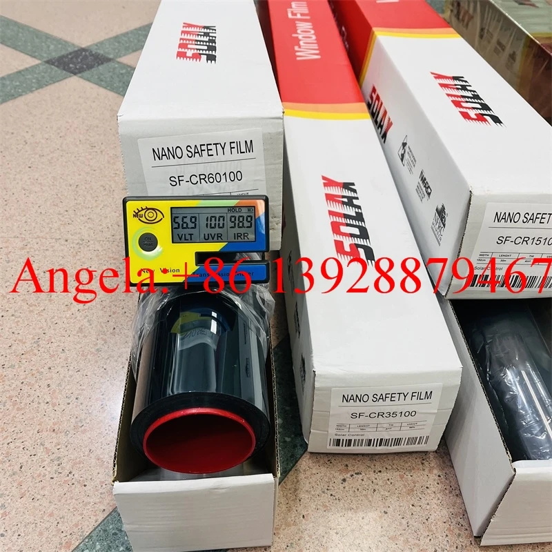 Explosion Proof Safety Car Window Film SF-CR15100 Black 15% Vlt 4Mil Heat Reject 96% 1.52*30M Car/Building Window Glass 3M Film