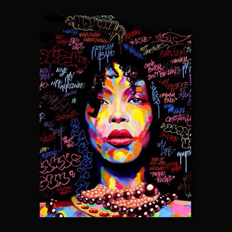 Wholesale Afro Girl Multiple Color Digital Transfer in Stock