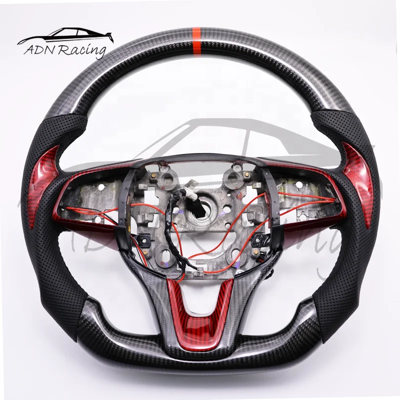 For Hyundai Genesis G70 Carbon Fiber Steering Wheel 2018-2023