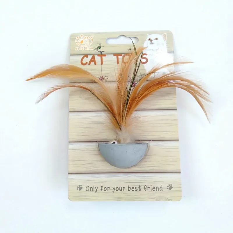 Оптовая продажа, прочные резиновые игрушки для кошек с колокольчиком