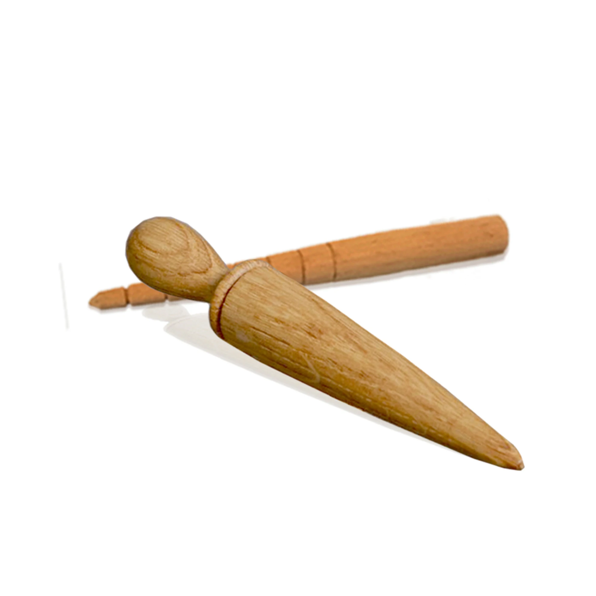 Simple manual wooden seed dibber,7 inches scale wooden plant dibber,seed raising planting dibber