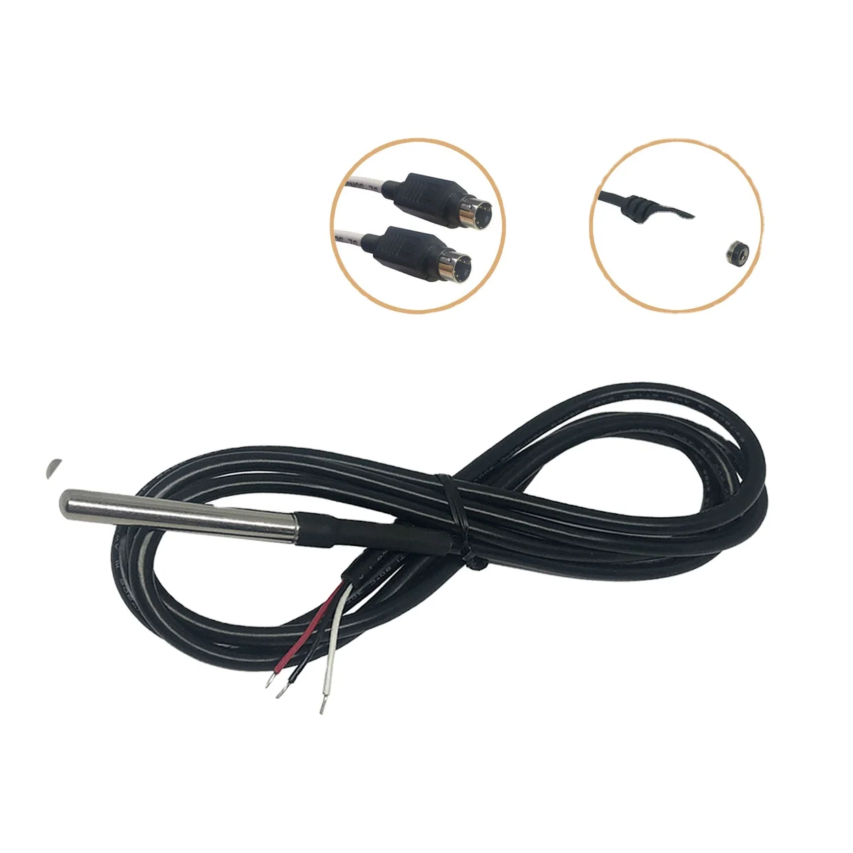 New ds18b20 guangdong supplier high accuracy temperature sensor clip ds18b20 original digital waterproof ds18b20