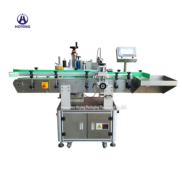 Linear automatic label applicator automatic round bottle sticker labeling machine for sale