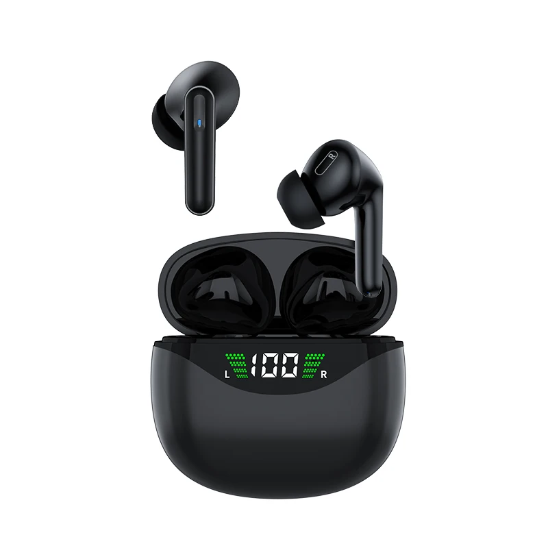 Newest Design Tws Vg121 Earbuds BT5.1 True Wireless LED Digital Display HD Calls Noise Reduction Fingerprint Touch Headset