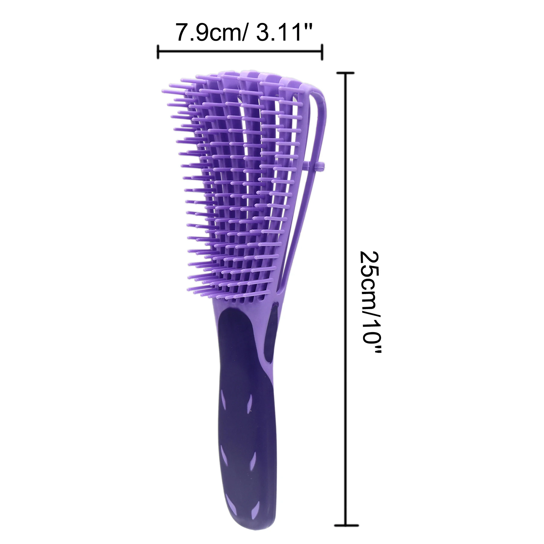 Shell Elastic Plastic Detangling Brush Detangling Hair Combs Hair Detangler Brush For Hair