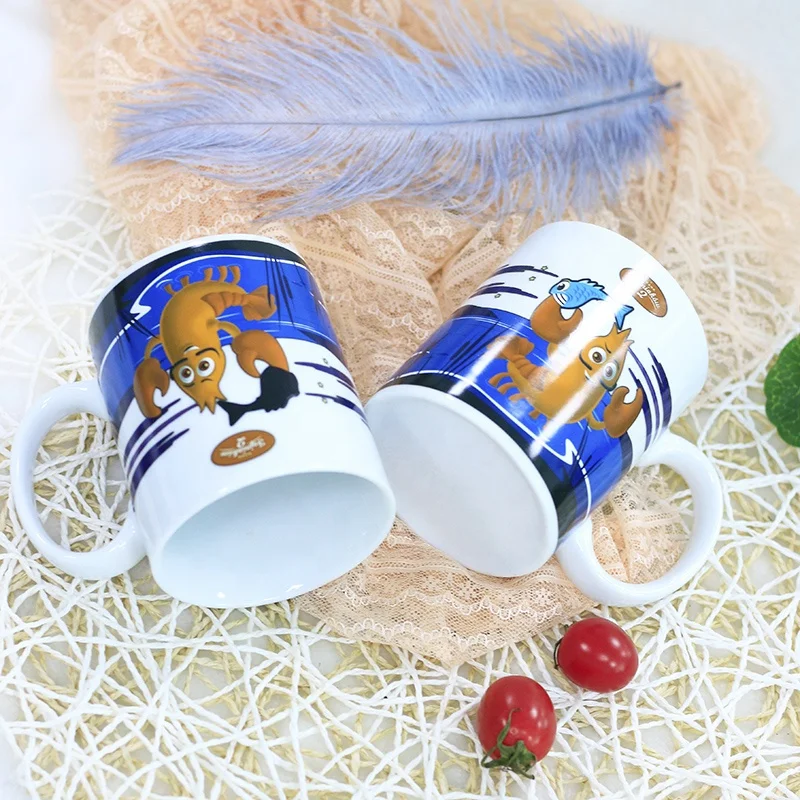 11oz Novelty Coffee Cup Custom Magic Cartoon Gift Idea Color Change Ceramic Mug Design With Logo