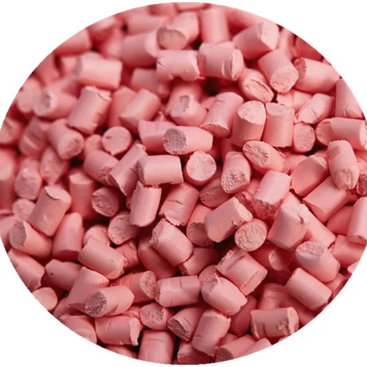 Plastic  Color Compounds Pink ABS Carrier Colour MasterBatch For Injection Moulding