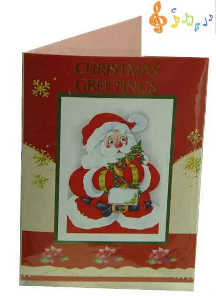musical xmas cards singing feliz navidad card rock and roll song Merry Christmas cards