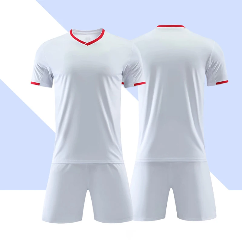 JG6320 Wholesale High Quality Polyester Custom Logo Team Youth Men Soccer Wear Jersey Uniform Sports Soccer Uniform for Unisex
