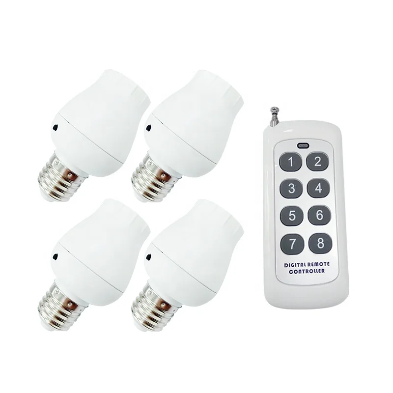 Excel Digital Tuya Smart WiFi Light Lamp Bulb Holder Sockets Work With Google Home Amazon Alexa