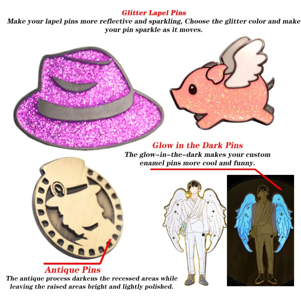 Manufacturer cute Kawaii cartoon anime metal lapel pin badge custom rhinestones soft enamel pins