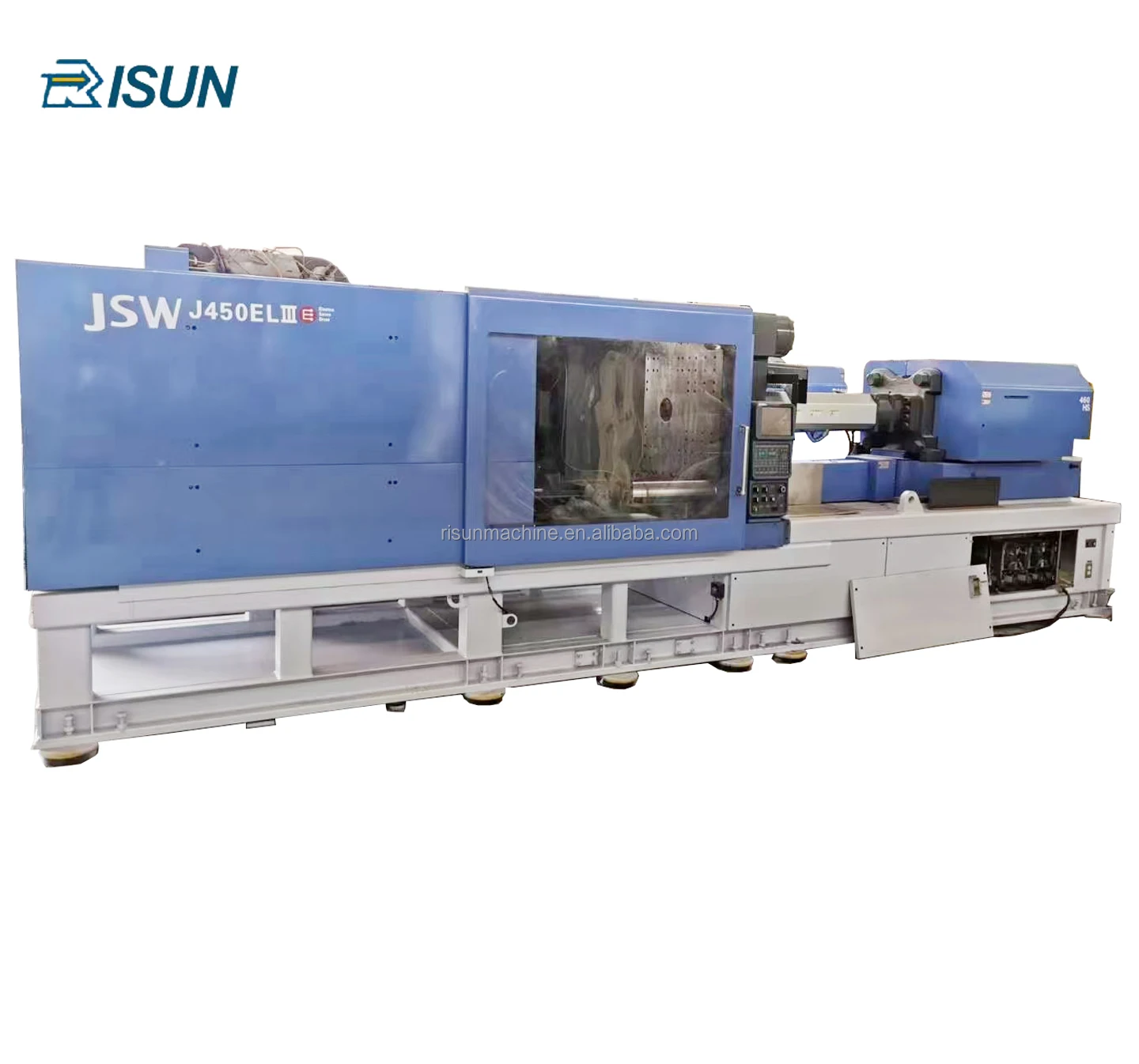 450 tons of Japan JSW Used plastic injection molding machine Tableware lunch box plastic injection moulding machine