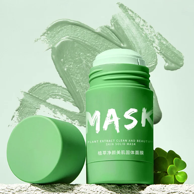 Cleansing Face OEM Remove acne Green Tea Clay Mask Facial Mask Stick Facial Mask