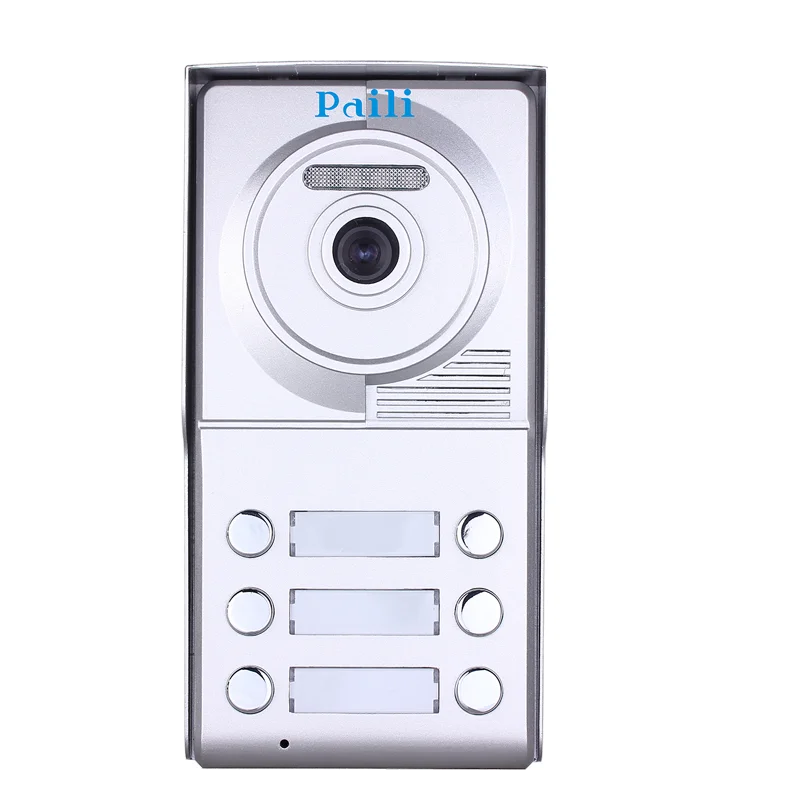 Paili brand IP interfon video intercom door bell 7 inch 1080p video door phone for home