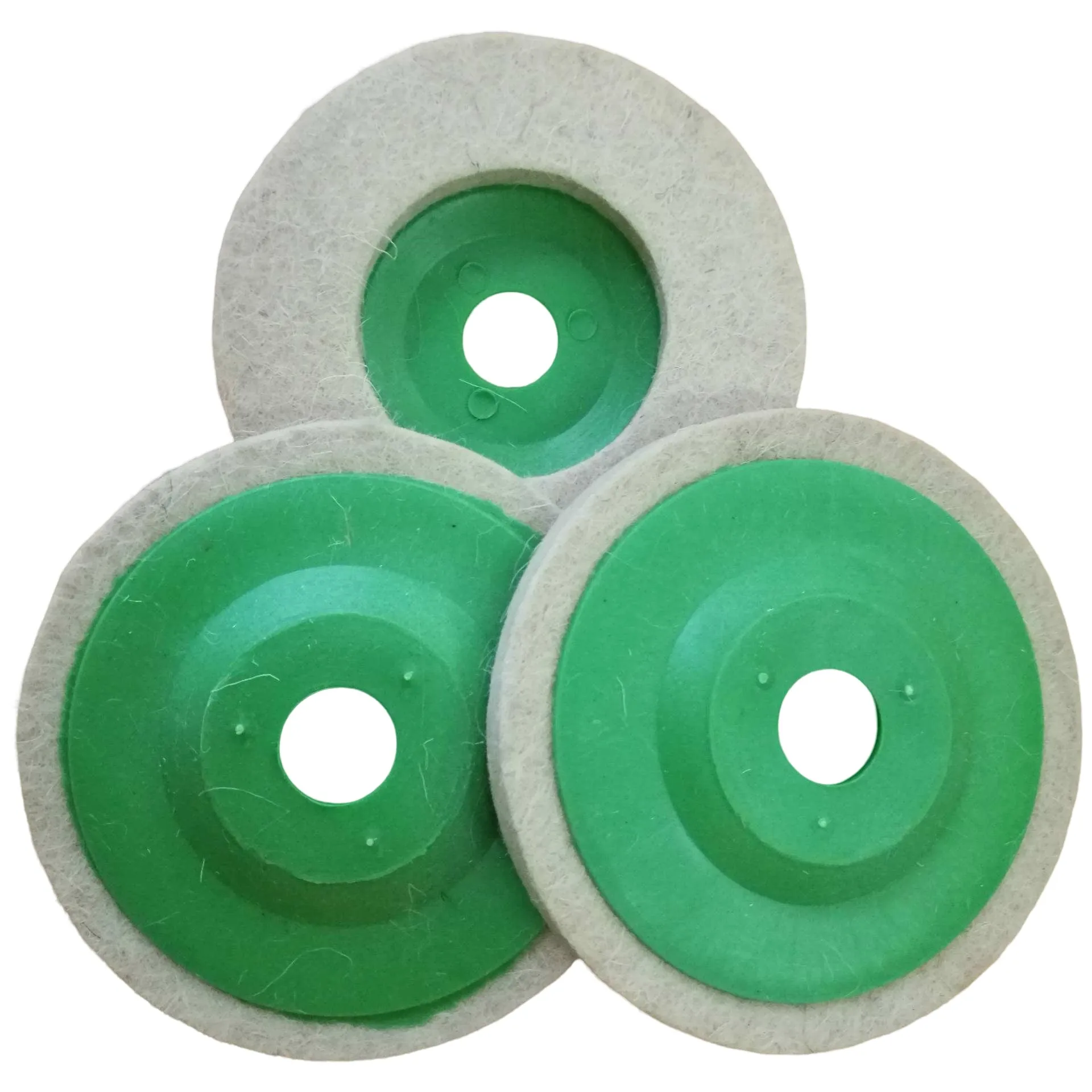 Белый шерстяной войлок, гибкий режущий диск 100-125 мм и шлифовальный диск