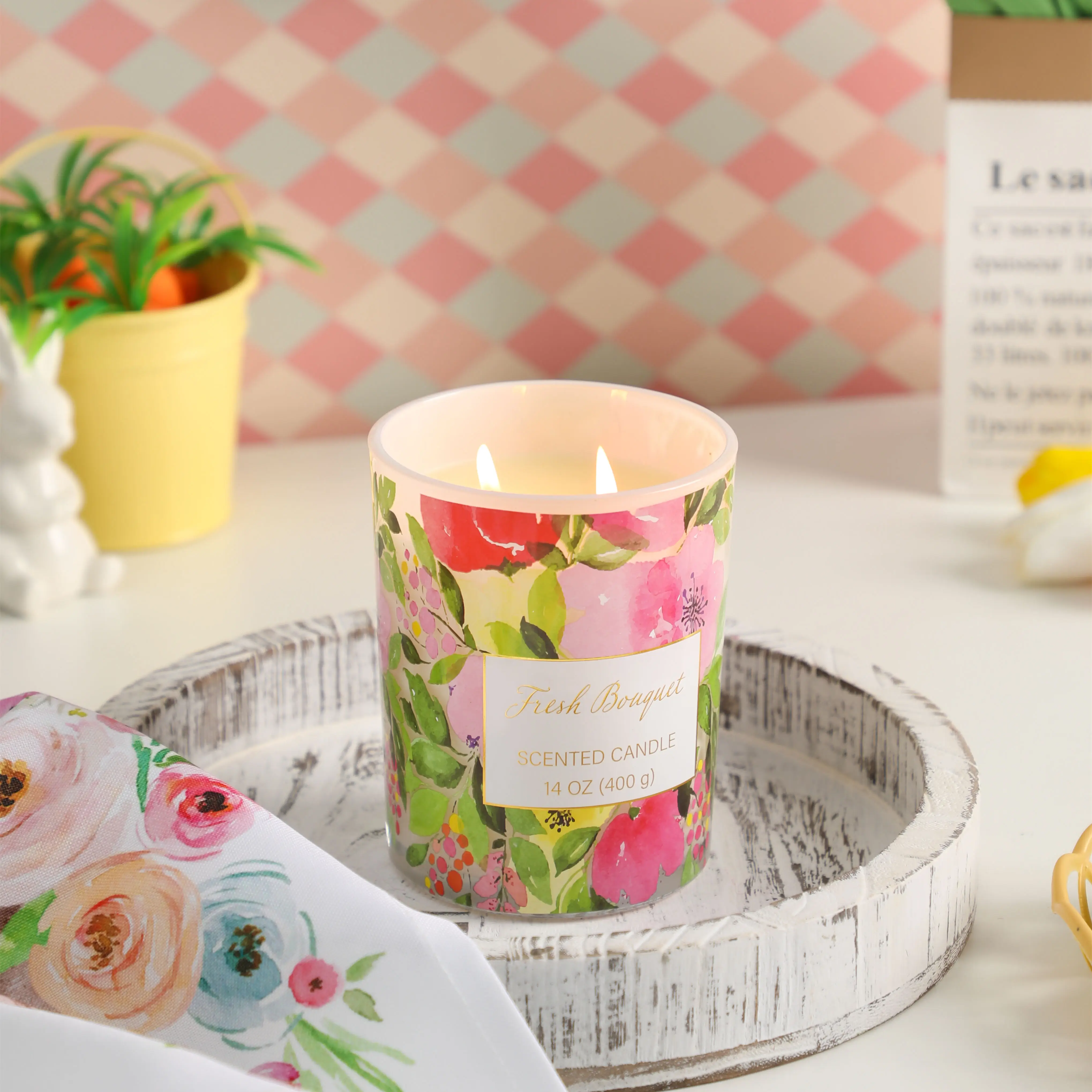 Hot wholesale luxury gift set metal aromatherapy candles natural soy wax aromatherapy candles